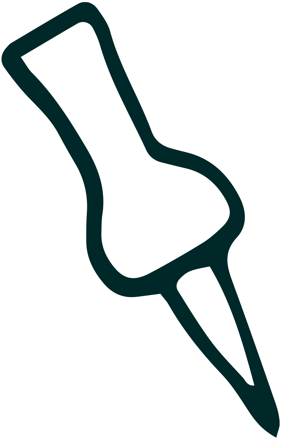 Icon Pinnadel schwarz